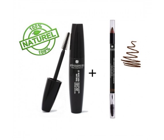 Pack : Le Mascara Naturel + Liner Signature Brow Definition - Brown