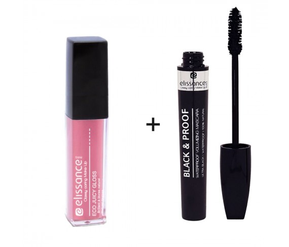 Pack Fraîcheur : Eco Juicy Gloss + Mascara Black&Proof