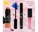 Summer Pack : Eco Juicy Gloss + Blush Rosy Cheeks&Tips + Mascara Color-Ink